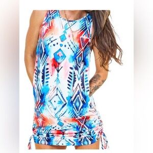 EUC CVG Multiway Dress in Desert Dream, size M/L